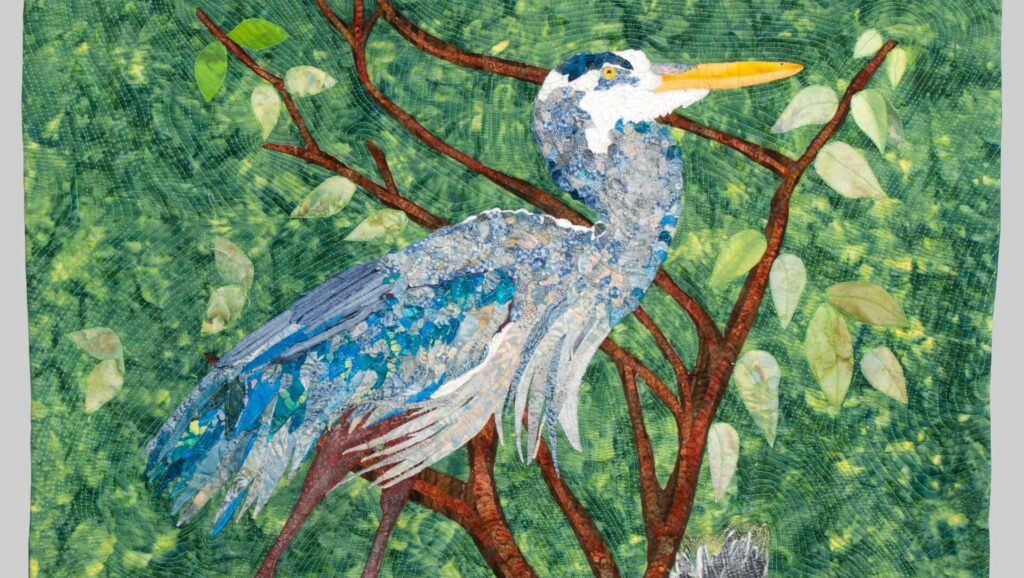 ARTIST Vinick, Carol J. Great Blue Heron 5_ Proud Mama copy