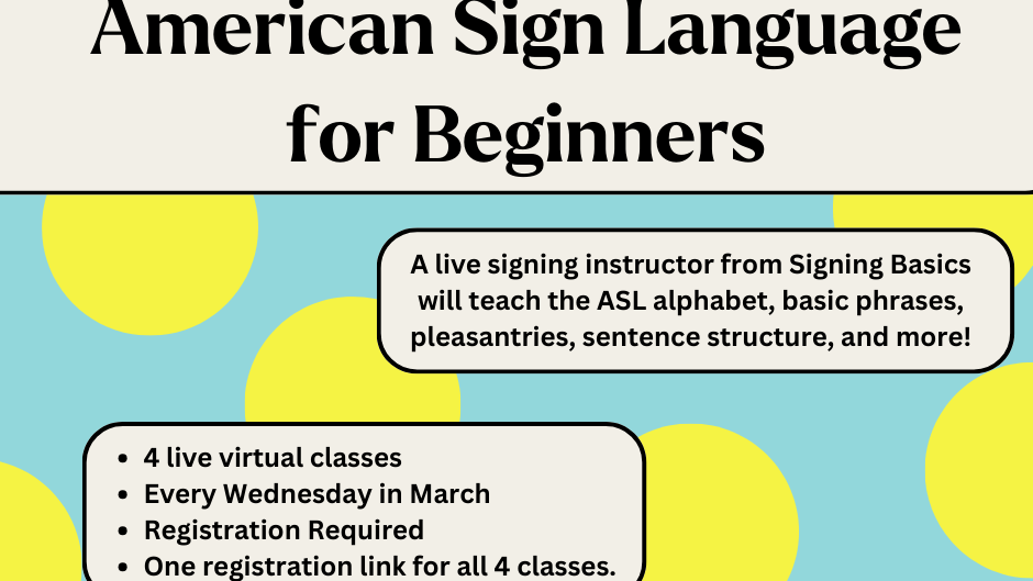 ASL Classes for beginners (1)