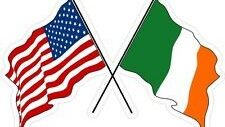 Irish &amp; American flags 1